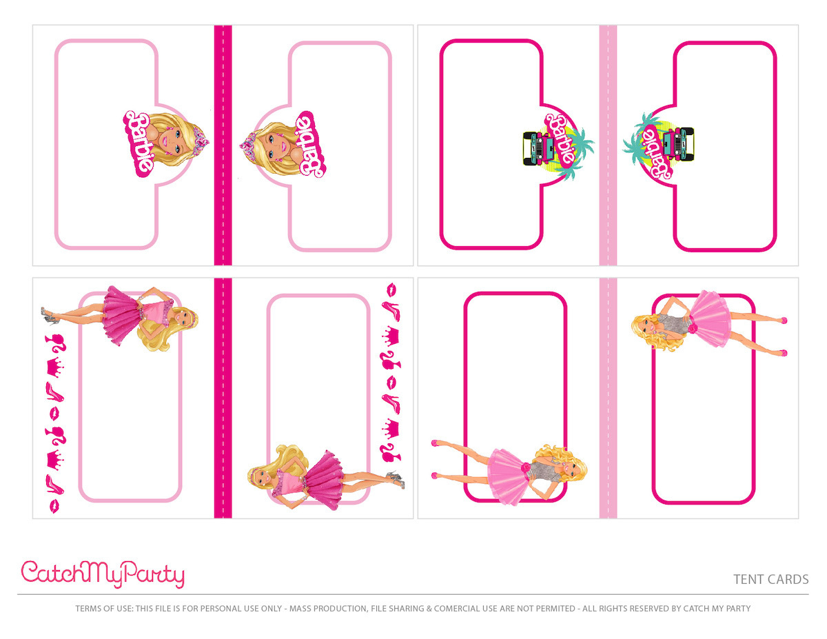 Free Barbie Printables Party - Printable Party Favors throughout Free Printable Barbie Labels