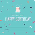 Free Birthday Label Templates, Editable And Printable With Regard To Happy Birthday Labels Printable