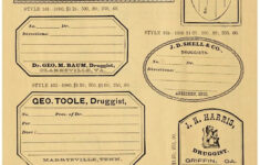 Free Blank Apothecary Labels Ephemera — The Art Scavenger inside Free Vintage Labels Printable