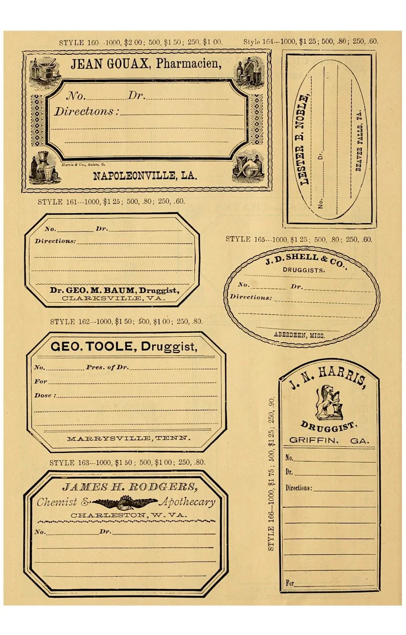 Free Blank Apothecary Labels Ephemera — The Art Scavenger throughout Printable Vintage Labels Free