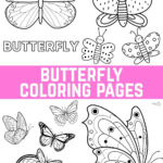 Free Butterfly Coloring Pages To Print   Crafty Morning Intended For Free Printable Butterfly Pictures To Print