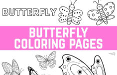 Free Butterfly Coloring Pages To Print - Crafty Morning intended for Free Printable Butterfly Pictures to Print