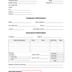 Free Car (Vehicle) Repair Receipt Template   Pdf | Word – Eforms Inside Free Printable Auto Repair Forms