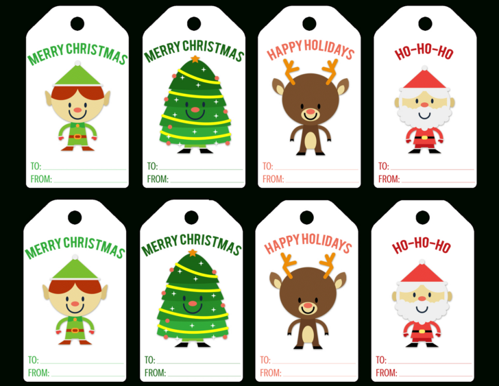 Free Christmas Gift Labels Printable