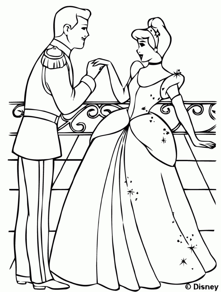 Free Printable Cinderella Coloring Pages