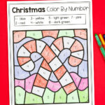 Free Colornumber Christmas Pages With Regard To Free Printable Color By Number Christmas
