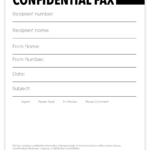 Free Confidential Fax Cover Sheets | Efax Intended For Free Printable Fax Cover Sheet With Confidentiality Statement