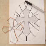 Free Cross Bevel Panel Pattern | Window Delphi Glass Pertaining To Free Printable Stained Glass Cross Patterns