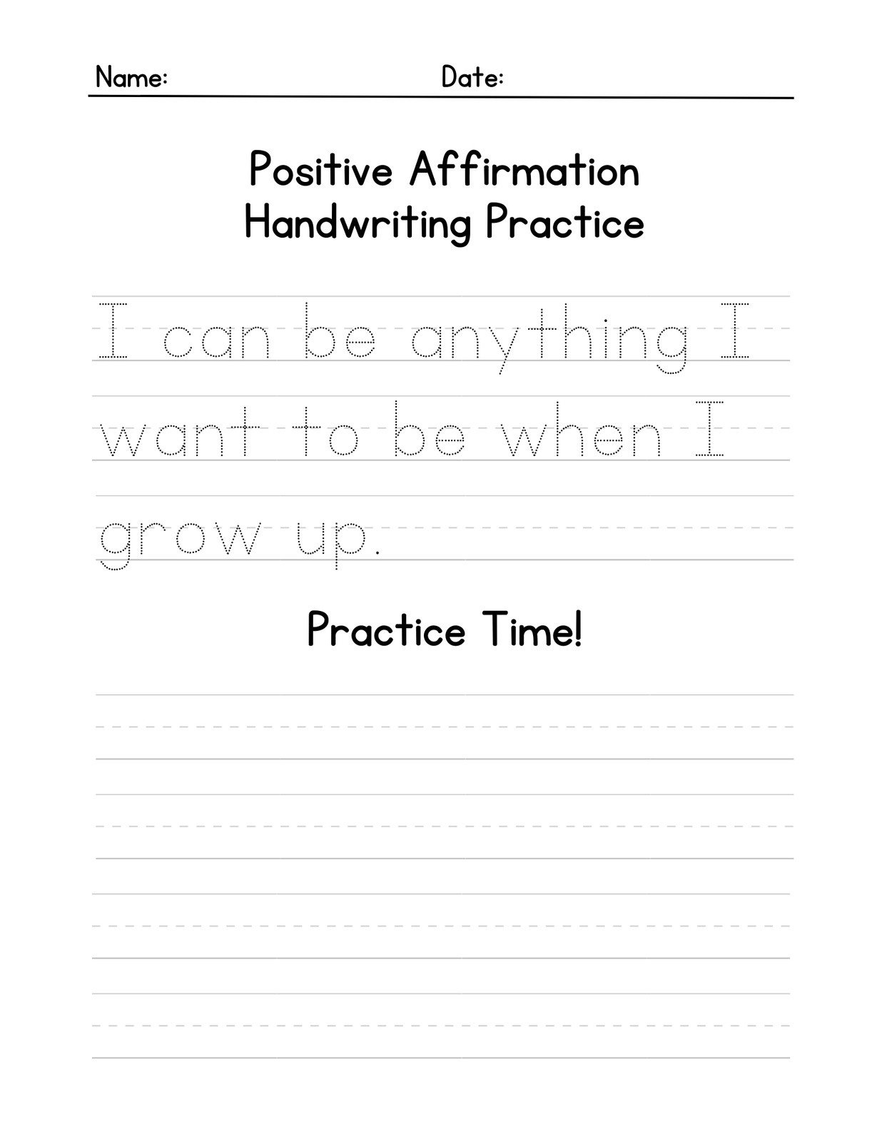 Free Custom Printable Handwriting Worksheet Templates | Canva in Free Printable 2nd Grade Writing Worksheets
