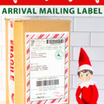 Free Customizable Elf On The Shelf Mailing Label For Free Printable Elf On The Shelf Shipping Label
