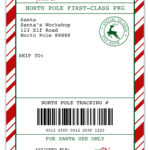 Free Customizable Elf On The Shelf Mailing Label In Free Printable North Pole Shipping Labels
