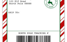 Free Customizable Elf On The Shelf Mailing Label regarding Free Printable Elf On The Shelf Shipping Label