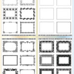 Free Decorative Border Pack Graphicscathe Holden | Free Throughout Free Printable Label Borders