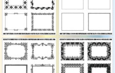 Free Decorative Border Pack Graphicscathe Holden | Free throughout Free Printable Label Borders