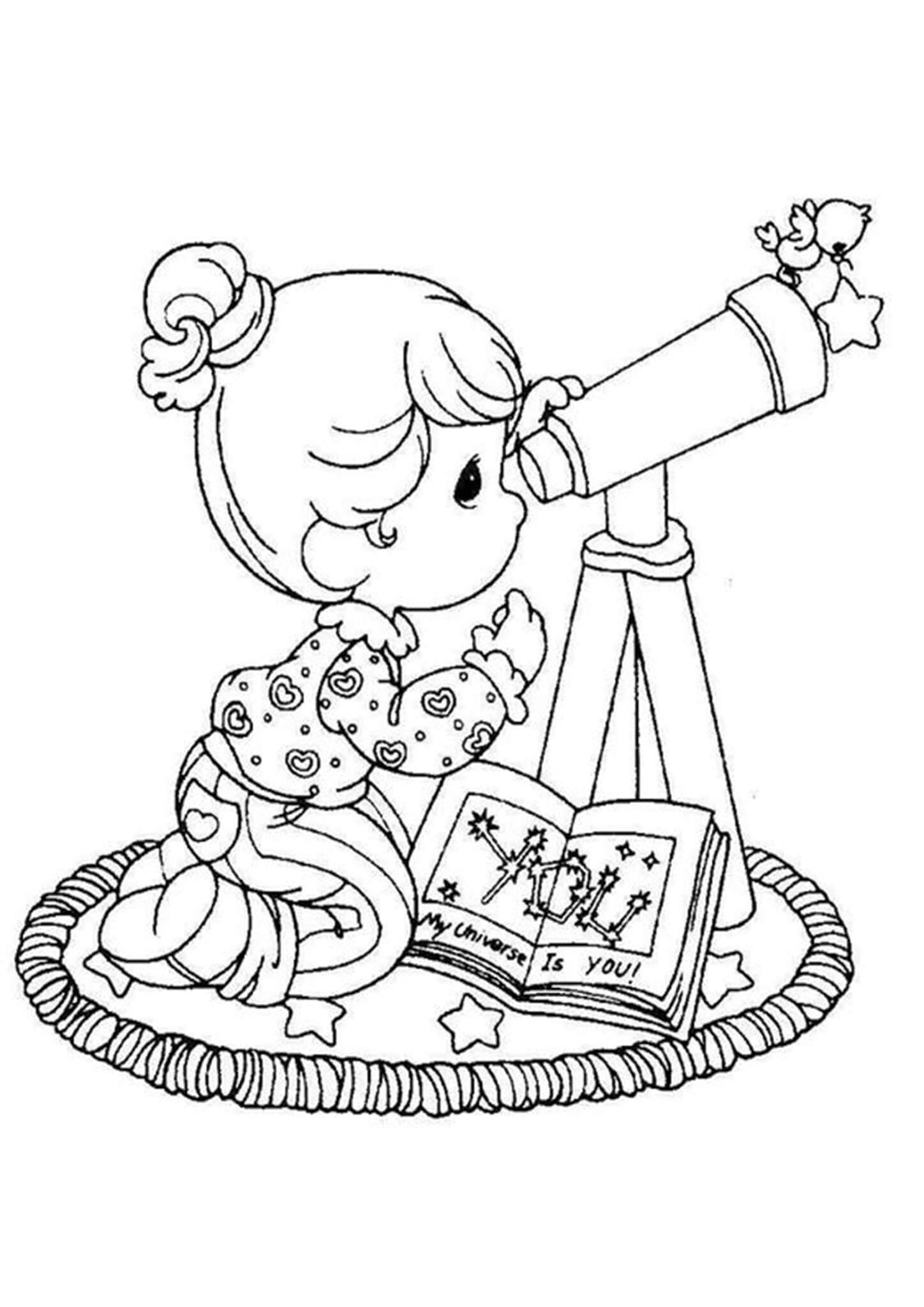 Free &amp;amp; Easy To Print Precious Moments Coloring Pages - Tulamama pertaining to Free Printable Coloring Pages Precious Moments