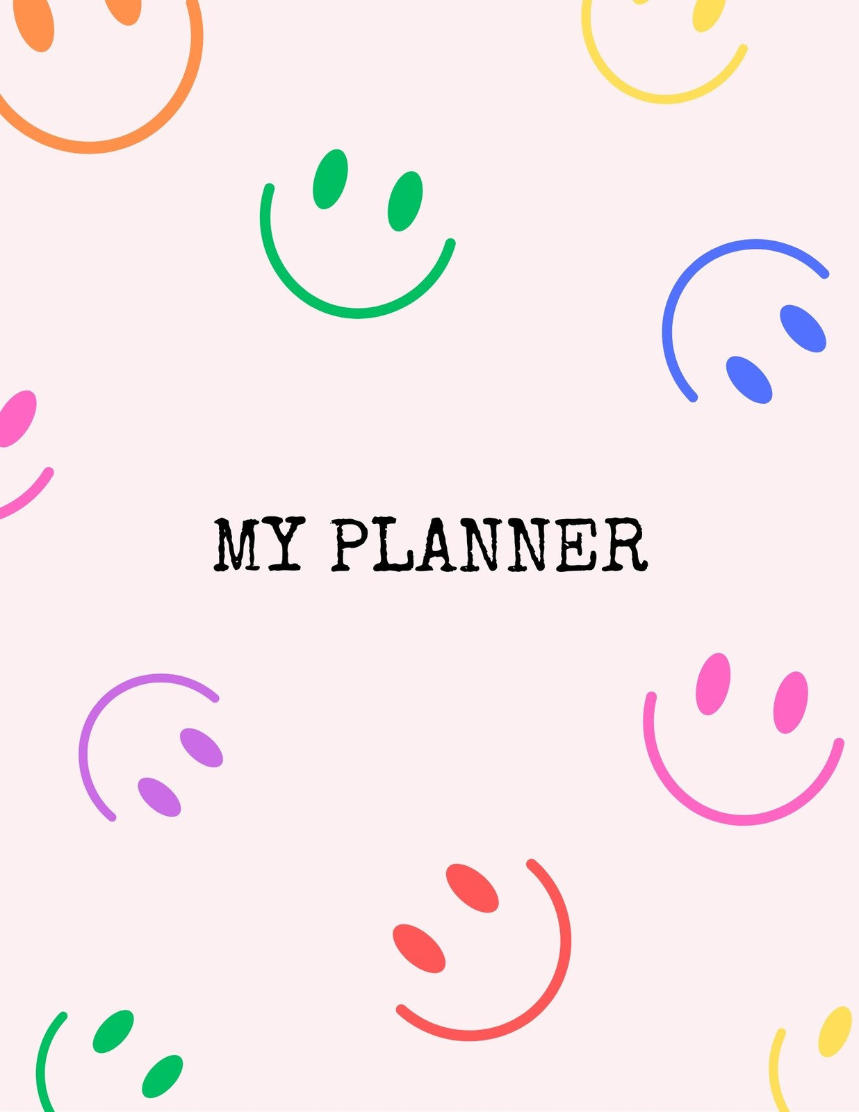 Free Editable And Printable Planner Cover Templates | Canva inside Free Printable Binder Cover Templates