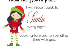Free Editable Elf On The Shelf Letter Template &amp; Elf Notes in Free Printable Elf On The Shelf Welcome Back Letter