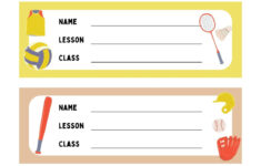 Free Editable Printable Name Tag Sticker Templates | Canva in Personalized Name Labels For School Free Printable