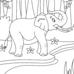 Free Elephant Coloring Pages With Full Book | Skip To My Lou With Regard To Free Printable Elephant Coloring Pages