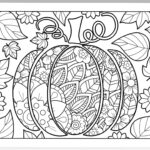 Free Fall Colouring Pages For Adults — Gathering Beauty Pertaining To Free Printable Fall Coloring Page