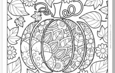 Free Fall Colouring Pages For Adults — Gathering Beauty pertaining to Free Printable Fall Coloring Page
