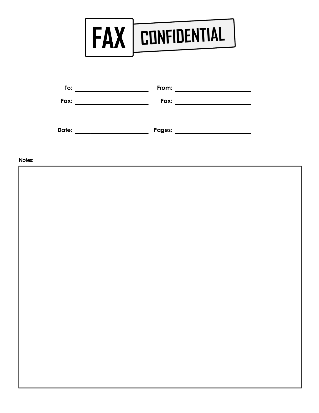 Free Fax &amp;#039;Confidential&amp;#039; Cover Sheets | Faxburner inside Free Printable Fax Cover Sheet With Confidentiality Statement