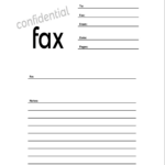 Free Fax 'Confidential' Cover Sheets | Faxburner With Regard To Free Printable Fax Cover Sheet With Confidentiality Statement