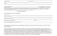 Free Field Trip Consent Form - Pdf – Eforms pertaining to Free Printable Field Trip Permission Slip