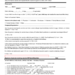 Free Flu Shot (Influenza) Vaccine Consent Form   Pdf | Word – Eforms Throughout Free Printable Flu Vaccine Form