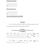 Free Gift Deed Form | Gift Property With This Deed Template Inside Free Printable Gift Deed Form