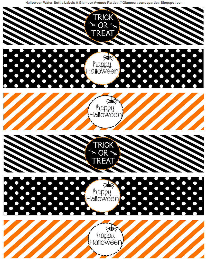 Free Halloween Printable And Signsglamour Avenue Parti… | Flickr pertaining to Halloween Water Bottle Labels Printable Free