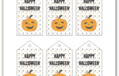 Free Happy Halloween Gift Tag Printables ⋆ Love Our Real Life with Free Printable Halloween Tags For Goodie Bags