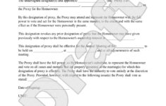 Free Homeowners' Association Proxy - Rocket Lawyer for Free Printable Hoa Proxy Form