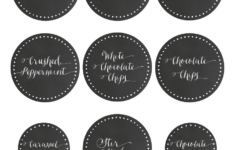 Free Hot Chocolate Bar Labels | Mountain Modern Life % within Free Printable Hot Chocolate Bar Labels