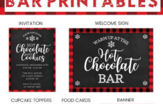 Free Hot Chocolate Bar Printables pertaining to Free Printable Hot Cocoa Bar Labels