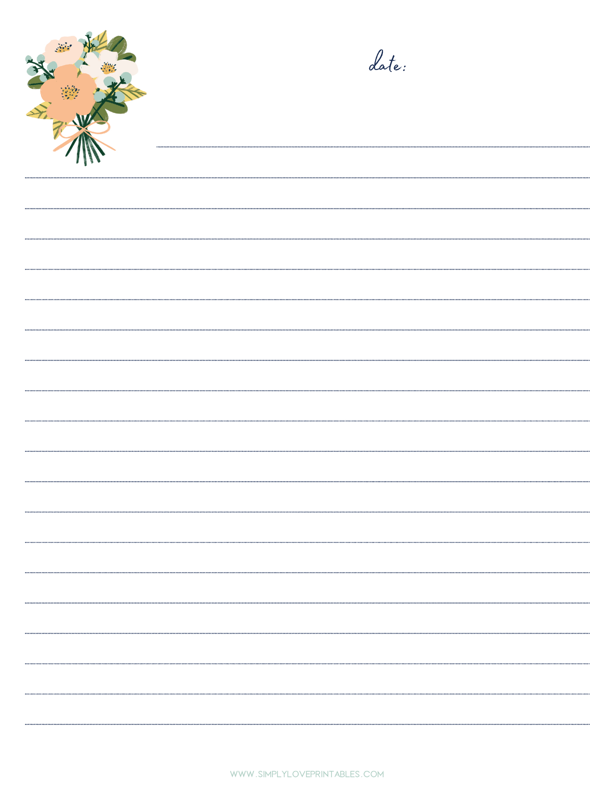Free Journal Printable Pages - Simply Love Printables for Free Printable Journal Pages For Adults