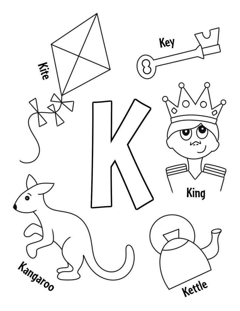 Free Letter K Worksheets For Preschool ⋆ The Hollydog Blog within Free Printable Letter K Worksheets
