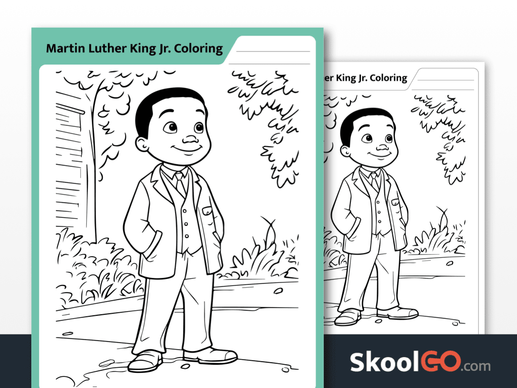 Free Martin Luther King Jr. Coloring Page For Kids within Free Printable Martin Luther King Jr Worksheets For Kindergarten