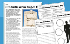 Free Martin Luther King Jr. Worksheets in Free Printable Martin Luther King Worksheets