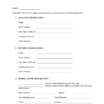 Free Mobile Home Bill Of Sale Form Template | Formspal Intended For Free Printable Purchase Agreement For Mobile Home