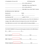 Free Mobile (Manufactured) Home Bill Of Sale Form   Pdf | Word Pertaining To Free Printable Purchase Agreement For Mobile Home