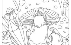 Free Mushroom Coloring Pages For Download (Printable Pdf) for Free Printable Mushroom Coloring Pages