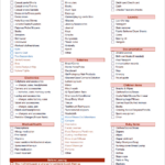 Free Packing List Template For Vacation, Travel Or College Throughout Free Printable Packing List For Vacation