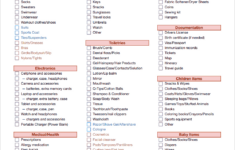 Free Packing List Template For Vacation, Travel Or College throughout Free Printable Packing List For Vacation