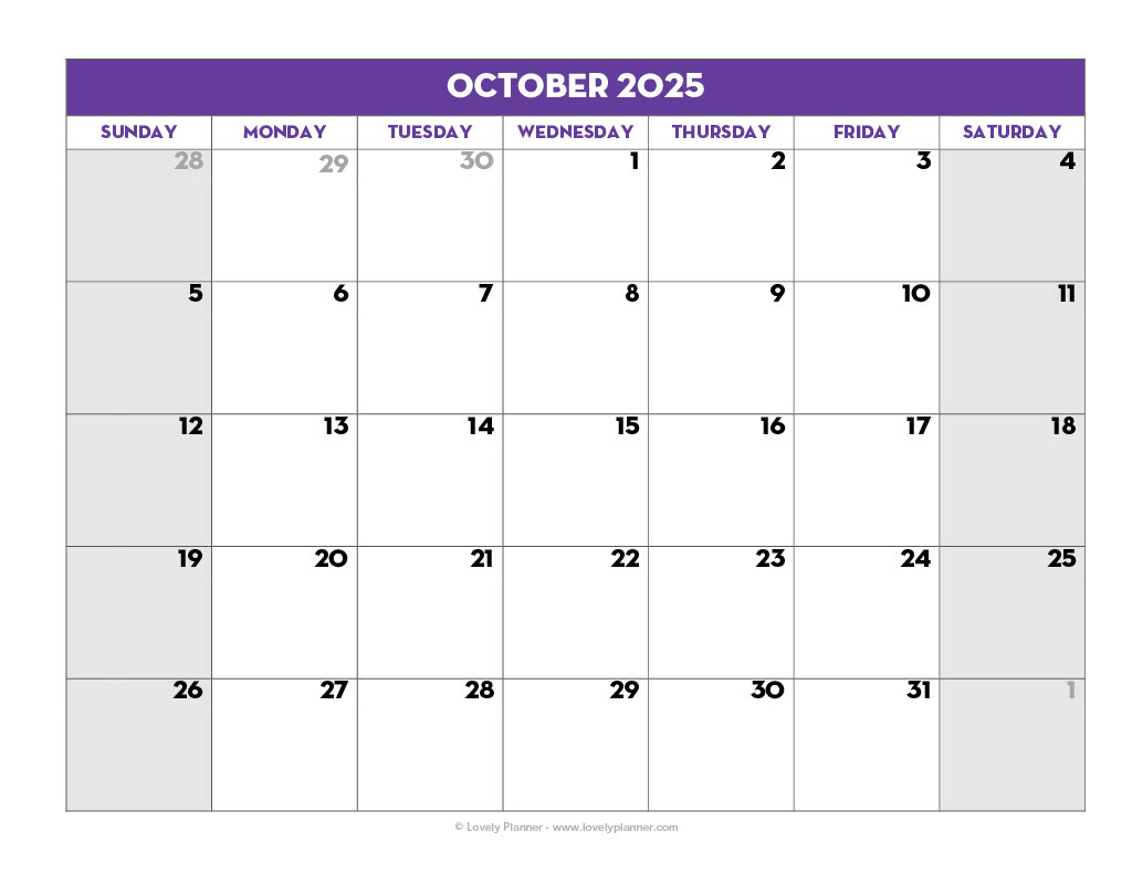 Free Printable 2025-2026 School Calendar - Lovely Planner with regard to Free Printable School Calendar 2025-26
