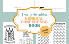 Free Printable 2025 General Conference Activity Book For Children inside Free Printable General Conference Packets