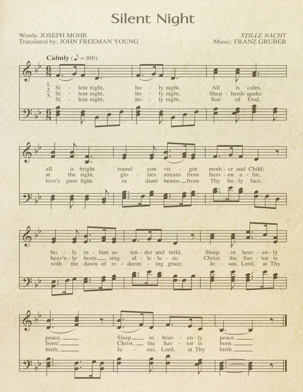 Free Printable “Aged” Music Sheets | Celebrating Holidays for Free Printable Sheet Music For Crafts