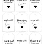 Free, Printable And Customizable Gift Tag Templates | Canva With Free Printable Gift Labels