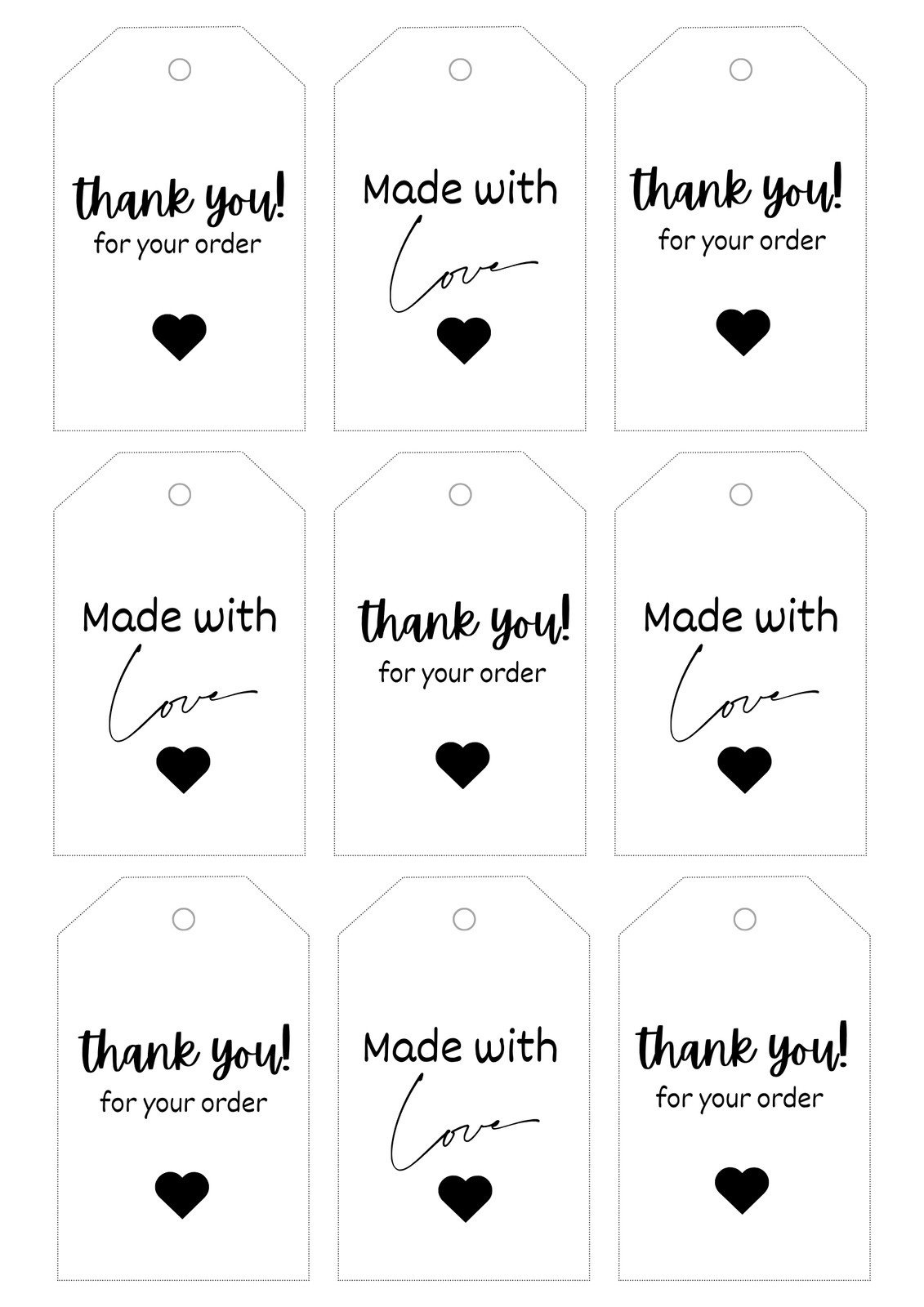 Free, Printable And Customizable Gift Tag Templates | Canva with Free Printable Gift Labels