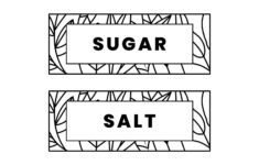 Free Printable And Customizable Kitchen Label Templates | Canva regarding Free Printable Jar Labels Template Word